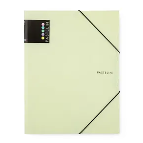 Style mit Gummi A4 PP PASTELINI gelb